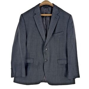 Ralph Lauren Blazer Mens 40 Slim‎ Gray Sport Coat Suit Jacket Black Label Macy's